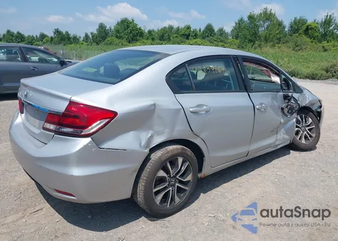 2015 Honda Civic Ex из США, поврежденный, VIN 2HGFB2F86FH508346